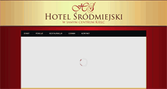 Desktop Screenshot of hotelsrodmiejski.pl