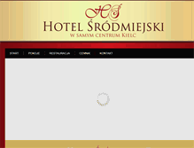 Tablet Screenshot of hotelsrodmiejski.pl